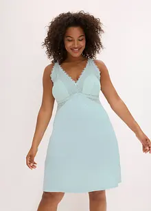 Negligé mit glänzendem Material, bonprix Negligé mit glänzendem Material, bonprix