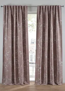 Abdunkelnder Vorhang mit Blätter Druck (1er Pack), bonprix Abdunkelnder Vorhang mit Blätter Druck (1er Pack), bonprix