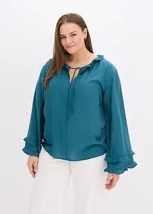 Boheme Bluse aus feinem Viskose-Mix, bonprix Boheme Bluse aus feinem Viskose-Mix, bonprix