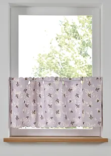 Scheibengardine aus Bio Baumwolle mit Blütendruck, bonprix Scheibengardine aus Bio Baumwolle mit Blütendruck, bonprix