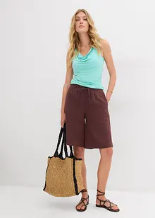 Bermuda aus fließendem Viskose-Mix, bonprix Bermuda aus fließendem Viskose-Mix, bonprix