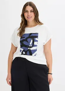 T-shirt en viscose mélangée à strass, bonprix T-shirt en viscose mélangée à strass, bonprix