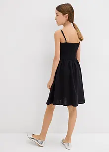 Robe à fines bretelles en gaze de coton, bonprix Robe à fines bretelles en gaze de coton, bonprix