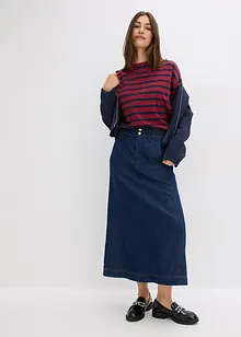 Gestreiftes Shirt aus reiner Bio-Baumwolle, bonprix Gestreiftes Shirt aus reiner Bio-Baumwolle, bonprix