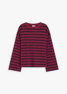 Gestreiftes Shirt aus reiner Bio-Baumwolle, bonprix Gestreiftes Shirt aus reiner Bio-Baumwolle, bonprix