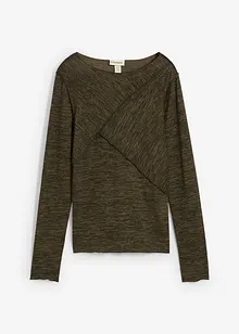 T-shirt manches longues doux en viscose majoritaire, bonprix T-shirt manches longues doux en viscose majoritaire, bonprix