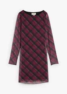 Robe courte en mesh fin, bonprix Robe courte en mesh fin, bonprix