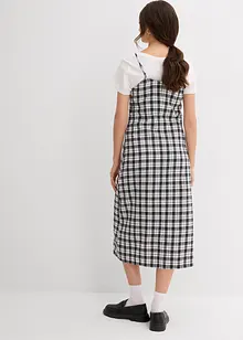 Flanell-Trägerkleid aus reiner Baumwolle, bonprix Flanell-Trägerkleid aus reiner Baumwolle, bonprix