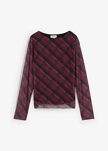 Langarmshirt aus feinem Mesh, bonprix Langarmshirt aus feinem Mesh, bonprix