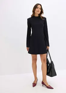 Robe courte trapèze à manches trompette, bonprix Robe courte trapèze à manches trompette, bonprix