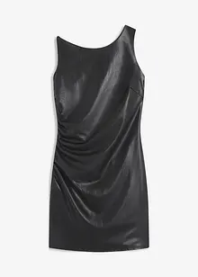 Robe courte enduite encolure Bardot, bonprix Robe courte enduite encolure Bardot, bonprix
