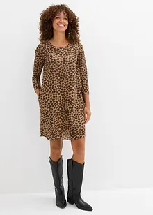 Kurzes Shirtkleid in Strickoptik, bonprix Kurzes Shirtkleid in Strickoptik, bonprix