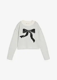 Pull en maille avec nœud, bonprix Pull en maille avec nœud, bonprix