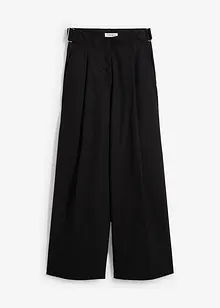 Hose mit Seitenschnallen aus Viskose-Mix, bonprix Hose mit Seitenschnallen aus Viskose-Mix, bonprix