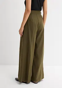Hose mit Seitenschnallen aus Viskose-Mix, bonprix Hose mit Seitenschnallen aus Viskose-Mix, bonprix