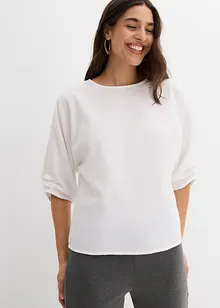 Blusenshirt aus reiner Baumwolle, bonprix Blusenshirt aus reiner Baumwolle, bonprix