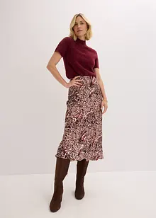 Jupe en satin texturé, bonprix Jupe en satin texturé, bonprix