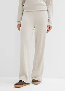 Pantalon palazzo aspect maille, bonprix Pantalon palazzo aspect maille, bonprix