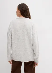 Oversize-Pullover mit überschnittener Schulter, bonprix Oversize-Pullover mit überschnittener Schulter, bonprix