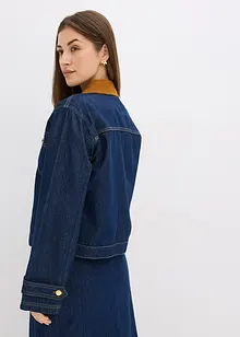 Veste en jean à col en velours côtelé, bonprix Veste en jean à col en velours côtelé, bonprix