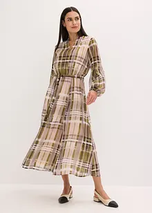 Robe en mousseline avec lien à nouer, bonprix Robe en mousseline avec lien à nouer, bonprix