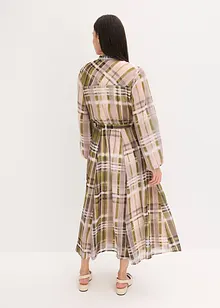 Robe en mousseline avec lien à nouer, bonprix Robe en mousseline avec lien à nouer, bonprix