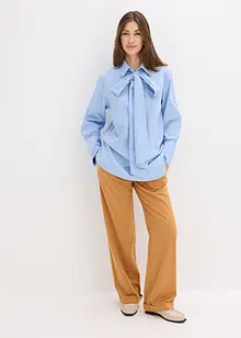 Schluppenbluse aus reiner Baumwolle, bonprix Schluppenbluse aus reiner Baumwolle, bonprix