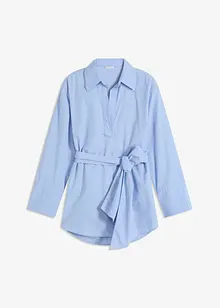 Chemisier à col lavallière 100 % coton, bonprix Chemisier à col lavallière 100 % coton, bonprix