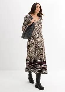 Maxikleid aus softem Viskose-Elasthan-Mix, bonprix Maxikleid aus softem Viskose-Elasthan-Mix, bonprix