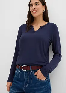 T-shirt manches longues en viscose extensible, bonprix T-shirt manches longues en viscose extensible, bonprix