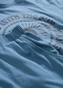 Shorty aus reiner Bio-Baumwolle mit langen Ärmeln, bonprix Shorty aus reiner Bio-Baumwolle mit langen Ärmeln, bonprix