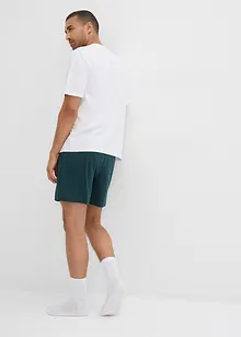 T-Shirt und 2 Pyjamaunterteile  aus reiner Bio-Baumwolle (3-tlg.Set), bonprix T-Shirt und 2 Pyjamaunterteile  aus reiner Bio-Baumwolle (3-tlg.Set), bonprix