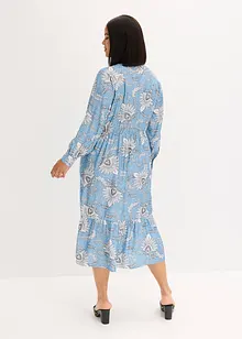 Robe longue en fine viscose mélangée, bonprix Robe longue en fine viscose mélangée, bonprix