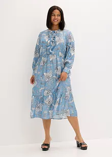 Robe longue en fine viscose mélangée, bonprix Robe longue en fine viscose mélangée, bonprix
