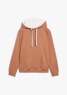 Sweat-shirt à capuche avec détails contrastants, bonprix Sweat-shirt à capuche avec détails contrastants, bonprix
