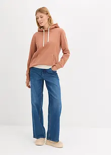 Sweat-shirt à capuche avec détails contrastants, bonprix Sweat-shirt à capuche avec détails contrastants, bonprix
