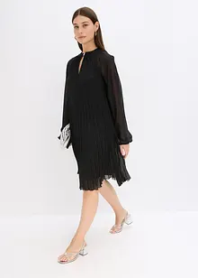 Minikleid aus feinem Chiffon mit Plisseé, bonprix Minikleid aus feinem Chiffon mit Plisseé, bonprix