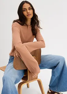 T-shirt côtelé 100% coton, bonprix T-shirt côtelé 100% coton, bonprix