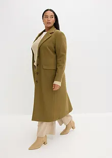 Mantel aus Wollimitat in Maxilänge, bonprix Mantel aus Wollimitat in Maxilänge, bonprix