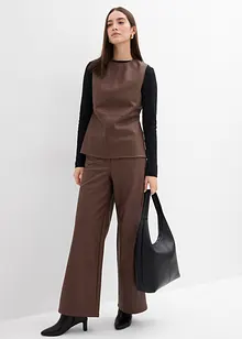 Pantalon enduit, bonprix Pantalon enduit, bonprix