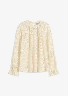 Spitzenshirt aus Baumwoll-Mix, bonprix Spitzenshirt aus Baumwoll-Mix, bonprix