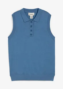 Feinstricktop mit Seidenanteil und Polokragen, bonprix Feinstricktop mit Seidenanteil und Polokragen, bonprix