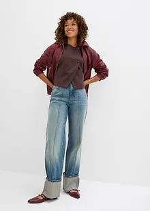 Jean droit, taille haute, bonprix Jean droit, taille haute, bonprix