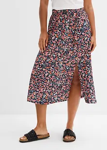 Midirock aus Viskose, bonprix Midirock aus Viskose, bonprix