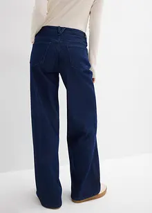 Wide-Leg-Jeans, Mid Waist, Low Stretch Full Length, bonprix Wide-Leg-Jeans, Mid Waist, Low Stretch Full Length, bonprix