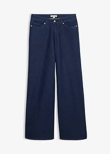Wide-Leg-Jeans, Mid Waist, Low Stretch Full Length, bonprix Wide-Leg-Jeans, Mid Waist, Low Stretch Full Length, bonprix