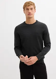 Feinstrickpullover mit reiner Baumwolle, bonprix Feinstrickpullover mit reiner Baumwolle, bonprix