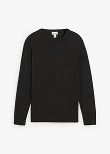 Feinstrickpullover mit reiner Baumwolle, bonprix Feinstrickpullover mit reiner Baumwolle, bonprix