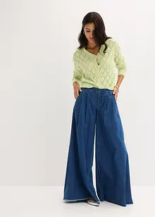 Gilet en maille ajourée, bonprix Gilet en maille ajourée, bonprix