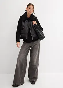 Gilet sans manches enduit, bonprix Gilet sans manches enduit, bonprix
